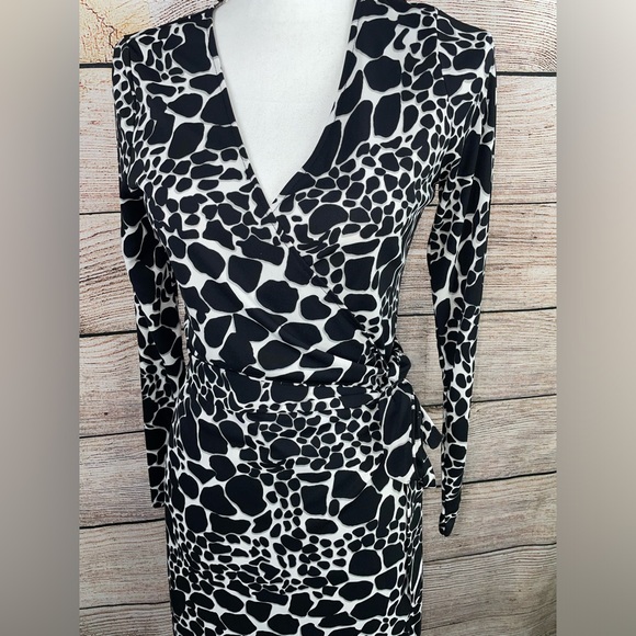 The Limited Dresses & Skirts - Y2K The Limited animal print Wrap dress